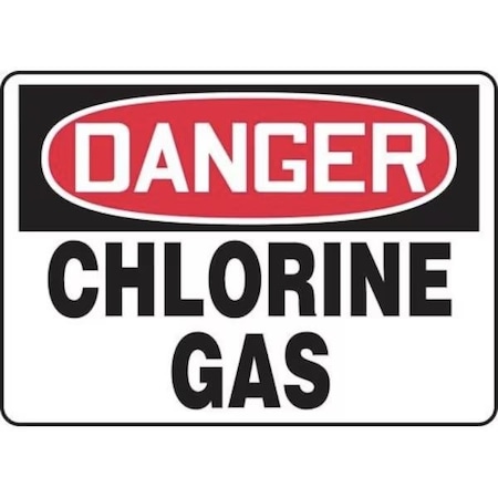 Accuform OSHA DANGER SAFETY SIGN CHLORINE MCHL153XP MCHL153XP